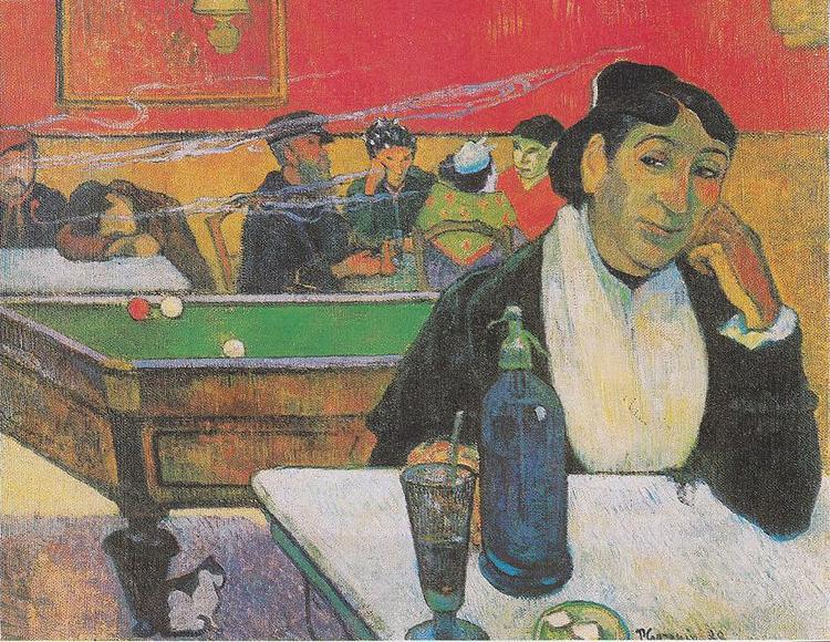 Paul Gauguin Cafe de nit a Arle oil painting picture